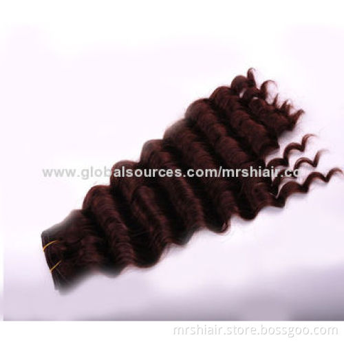22-inch Color Curly Human Hair Weave